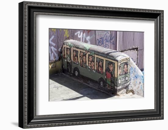 Wonderful Graffiti, Valparaiso, Chile-Peter Groenendijk-Framed Photographic Print