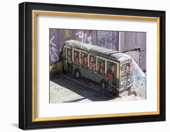 Wonderful Graffiti, Valparaiso, Chile-Peter Groenendijk-Framed Photographic Print