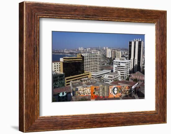 Wonderful Graffiti, Valparaiso, Chile-Peter Groenendijk-Framed Photographic Print