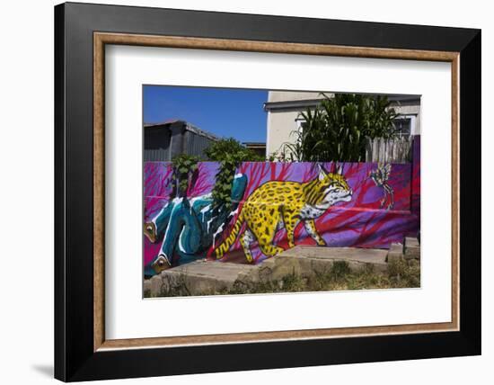 Wonderful Graffiti, Valparaiso, Chile-Peter Groenendijk-Framed Photographic Print