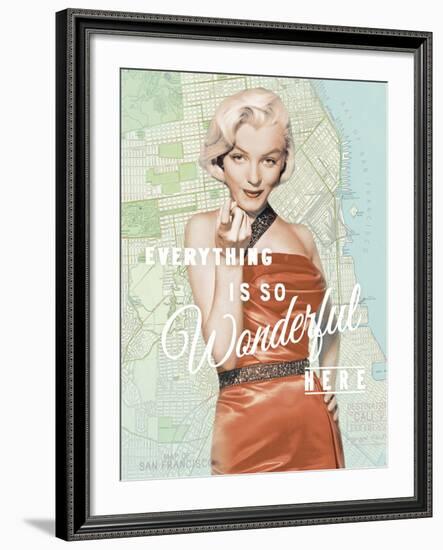 Wonderful Marilyn-The Chelsea Collection-Framed Giclee Print