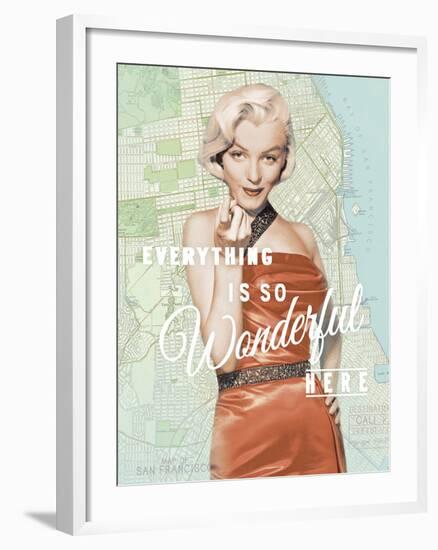 Wonderful Marilyn-The Chelsea Collection-Framed Giclee Print