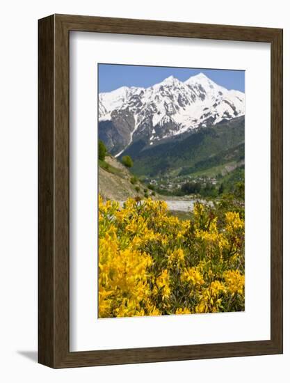 Wonderful Mountain Scenery of Svanetia, Georgia-Michael Runkel-Framed Photographic Print