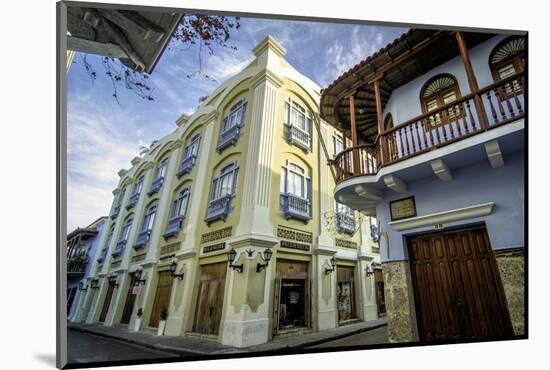 Wonderful Spanish Colonial Architecture, Old City, Cartagena, Colombia-Jerry Ginsberg-Mounted Photographic Print