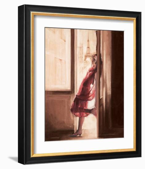 Wonderful View over Paris-Talantbek Chekirov-Framed Art Print