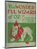 "Wonderful Wizard of Oz," First Edition Book Cover, Written by Frank Lyman Baum in 1900-null-Mounted Art Print