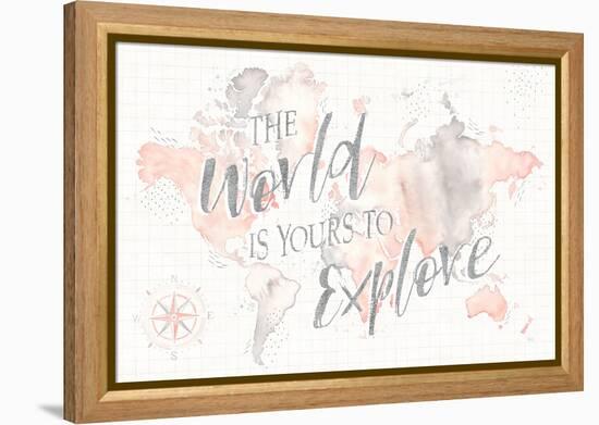 Wonderful World I-Laura Marshall-Framed Stretched Canvas