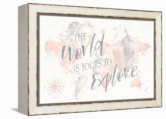 Wonderful World I-Laura Marshall-Framed Stretched Canvas