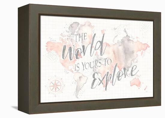 Wonderful World I-Laura Marshall-Framed Stretched Canvas