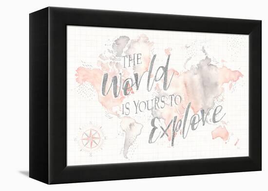 Wonderful World I-Laura Marshall-Framed Stretched Canvas