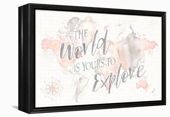 Wonderful World I-Laura Marshall-Framed Stretched Canvas