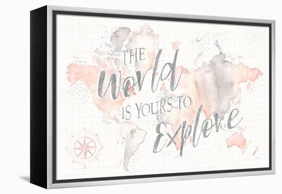 Wonderful World I-Laura Marshall-Framed Stretched Canvas