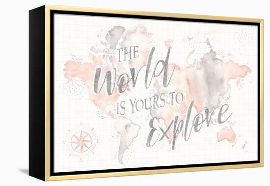 Wonderful World I-Laura Marshall-Framed Stretched Canvas