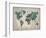 Wonderful World Map-James Zheng-Framed Premium Giclee Print