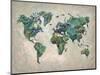 Wonderful World Map-James Zheng-Mounted Premium Giclee Print