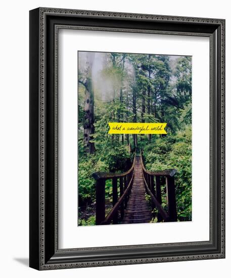 Wonderful World-Leah Flores-Framed Giclee Print