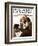 "Wonders of Radio" or "Listen, Ma!" Saturday Evening Post Cover, May 20,1922-Norman Rockwell-Framed Giclee Print