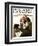 "Wonders of Radio" or "Listen, Ma!" Saturday Evening Post Cover, May 20,1922-Norman Rockwell-Framed Giclee Print