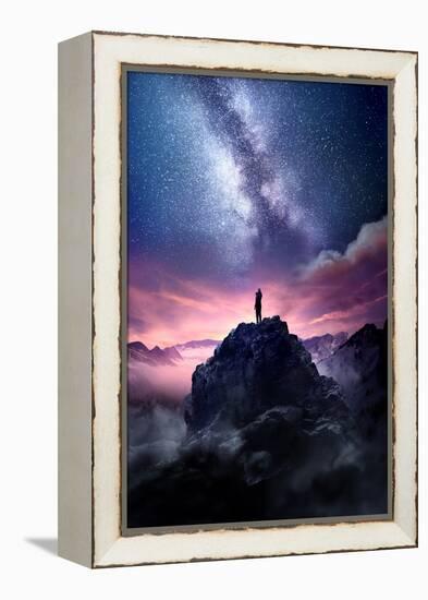 Wonders of the Night Sky-solarseven-Framed Premier Image Canvas