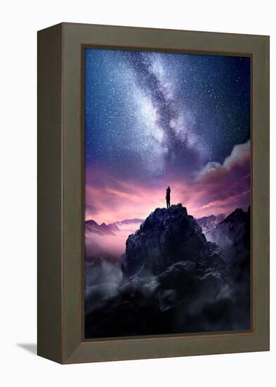 Wonders of the Night Sky-solarseven-Framed Premier Image Canvas