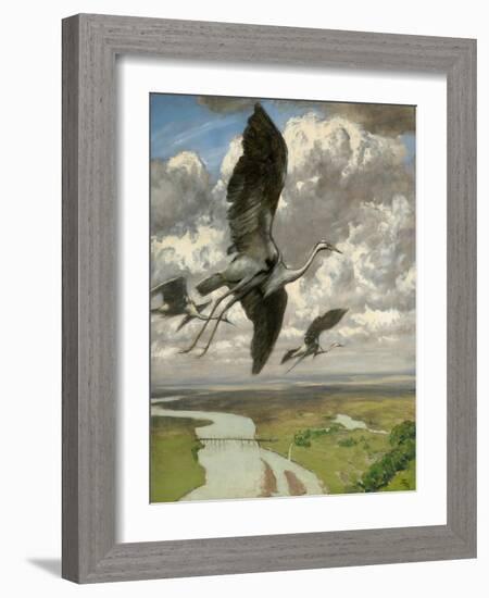 Wondrous Birds, 1892-Hans Thoma-Framed Giclee Print