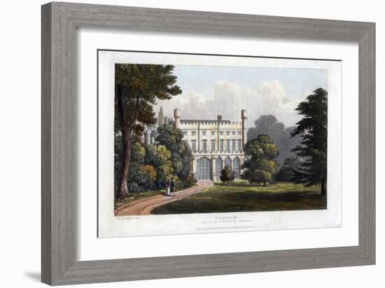 Wonham, Surrey, Seat of Lord Templeton, C1827-Frederick Wilton Litchfield Stockdale-Framed Giclee Print