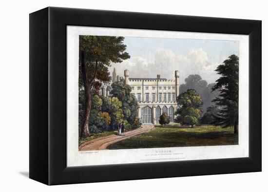 Wonham, Surrey, Seat of Lord Templeton, C1827-Frederick Wilton Litchfield Stockdale-Framed Premier Image Canvas