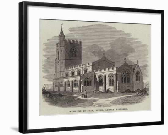 Wooburn Church, Bucks, Lately Restored-null-Framed Giclee Print