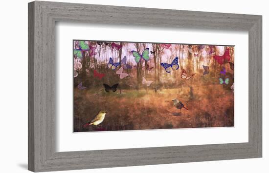 Wood and Butterfly-Claire Westwood-Framed Art Print