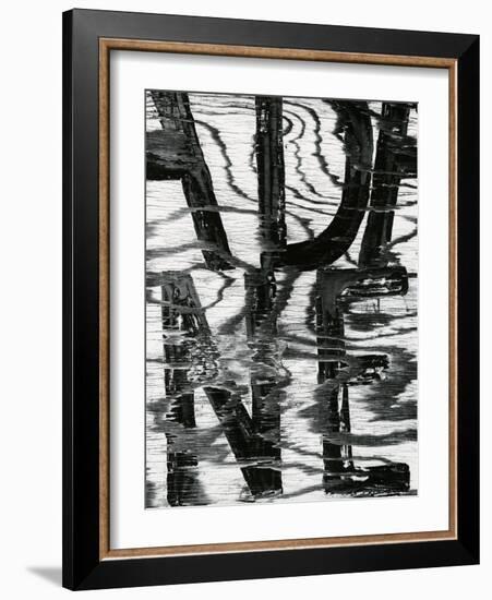 Wood and Paint, Sign, 1977-Brett Weston-Framed Photographic Print