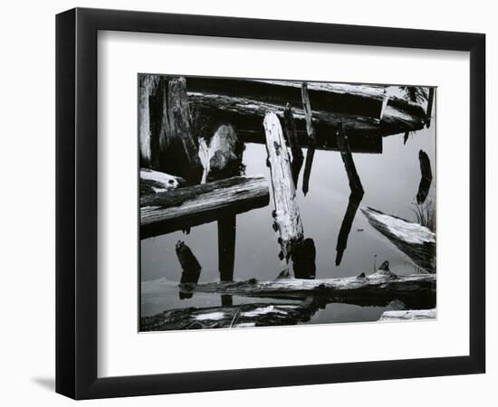 Wood and Water, Oregon, c. 1970-Brett Weston-Framed Photographic Print