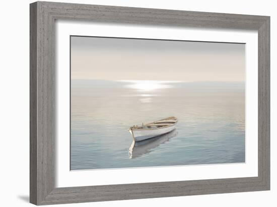 Wood Boat 2, 2024-Alex Hanson-Framed Art Print