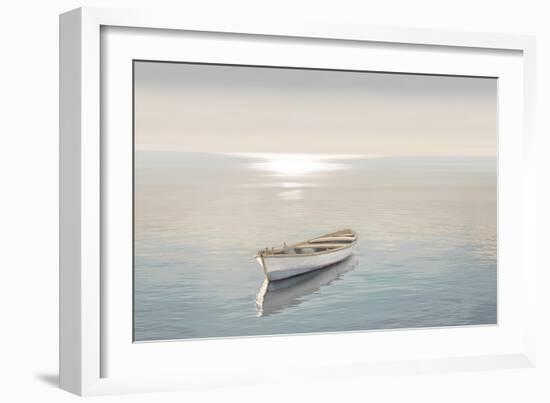 Wood Boat 2, 2024-Alex Hanson-Framed Art Print