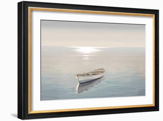 Wood Boat 2, 2024-Alex Hanson-Framed Art Print