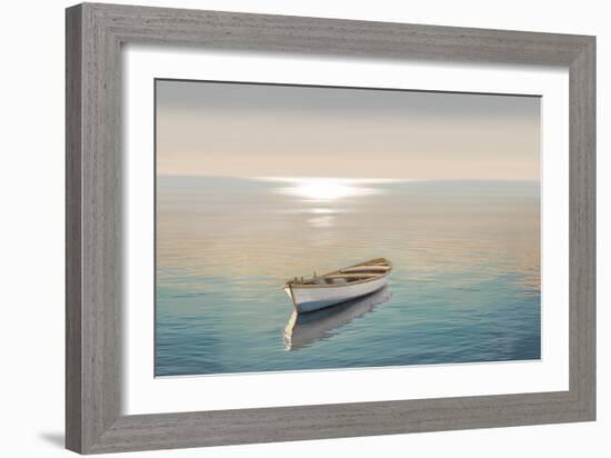 Wood Boat 3, 2024-Alex Hanson-Framed Art Print