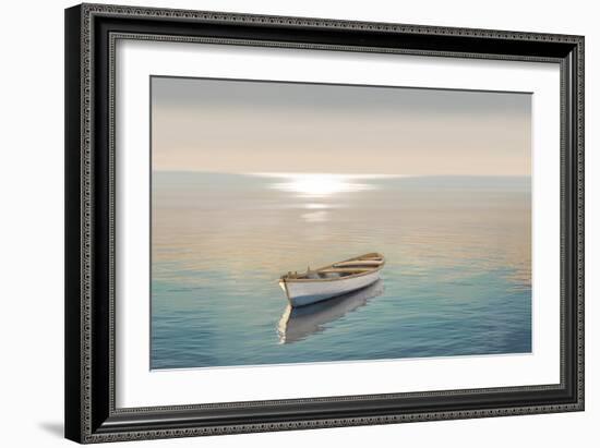 Wood Boat 3, 2024-Alex Hanson-Framed Art Print