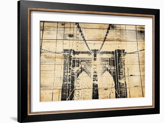 Wood Bridge-Jace Grey-Framed Art Print