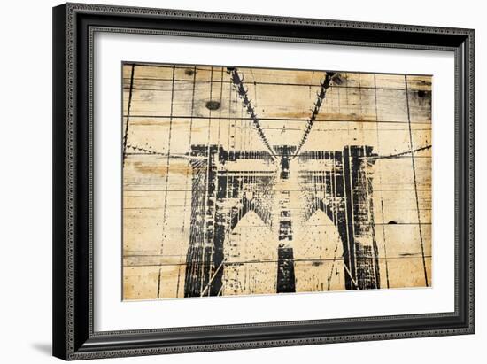 Wood Bridge-Jace Grey-Framed Art Print