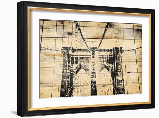 Wood Bridge-Jace Grey-Framed Art Print