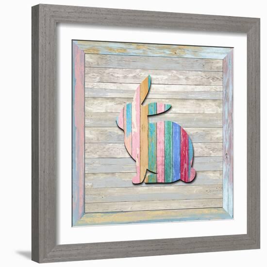 Wood Bunny, 2024-Tim Ashwood-Framed Art Print