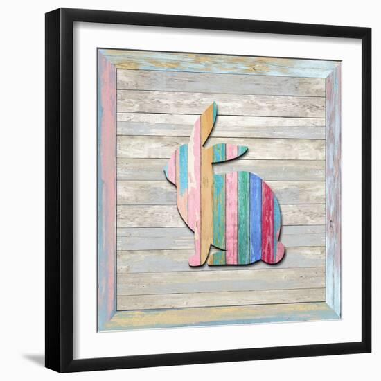 Wood Bunny, 2024-Tim Ashwood-Framed Art Print