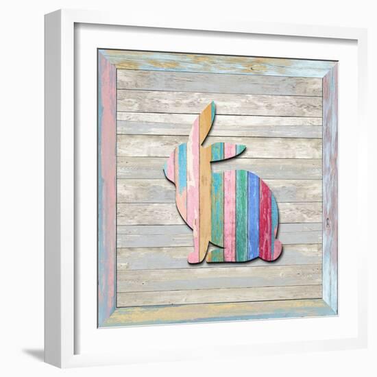 Wood Bunny, 2024-Tim Ashwood-Framed Art Print