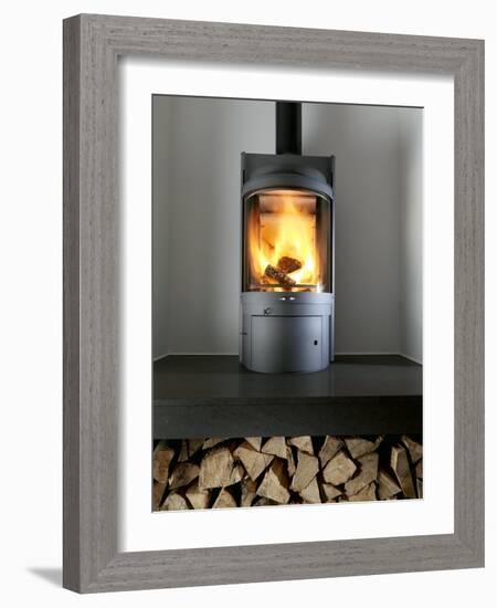 Wood-burning Stove-Tek Image-Framed Photographic Print