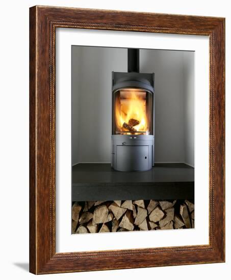 Wood-burning Stove-Tek Image-Framed Photographic Print