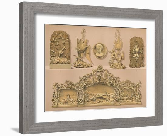 'Wood Carvings', 1893-Robert Dudley-Framed Giclee Print