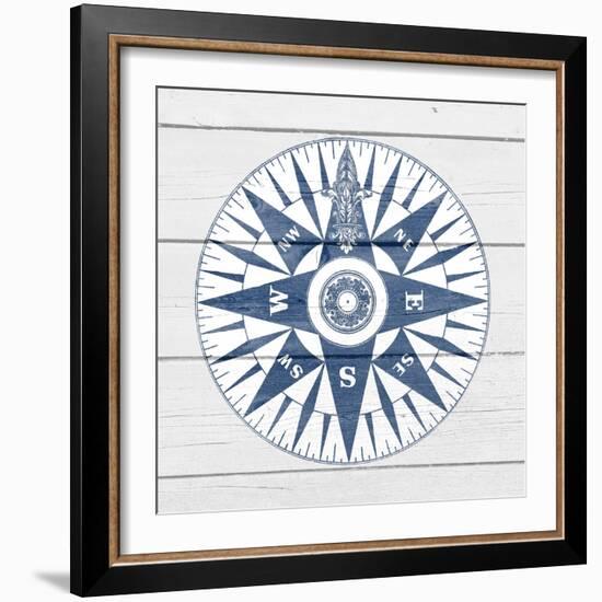 Wood Compass-Kimberly Allen-Framed Art Print