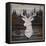 Wood Deer, 2024-Tim Ashwood-Framed Stretched Canvas