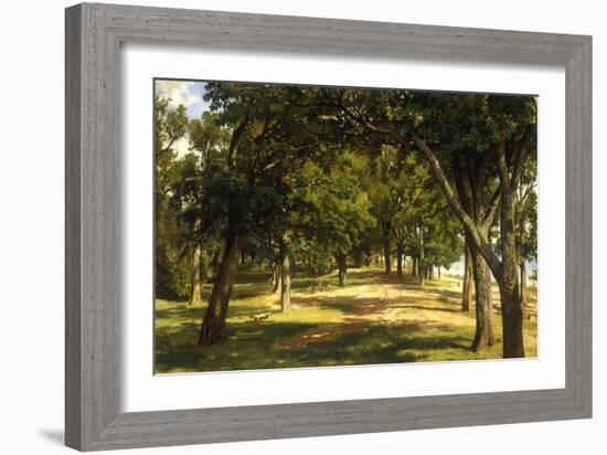 Wood Glade, 1889-Ivan Ivanovitch Shishkin-Framed Giclee Print