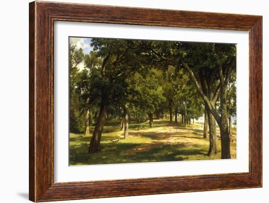 Wood Glade, 1889-Ivan Ivanovitch Shishkin-Framed Giclee Print