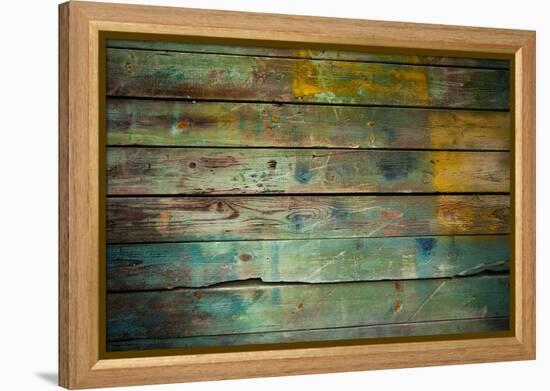 Wood Grungy Background-Arcady31-Framed Premier Image Canvas